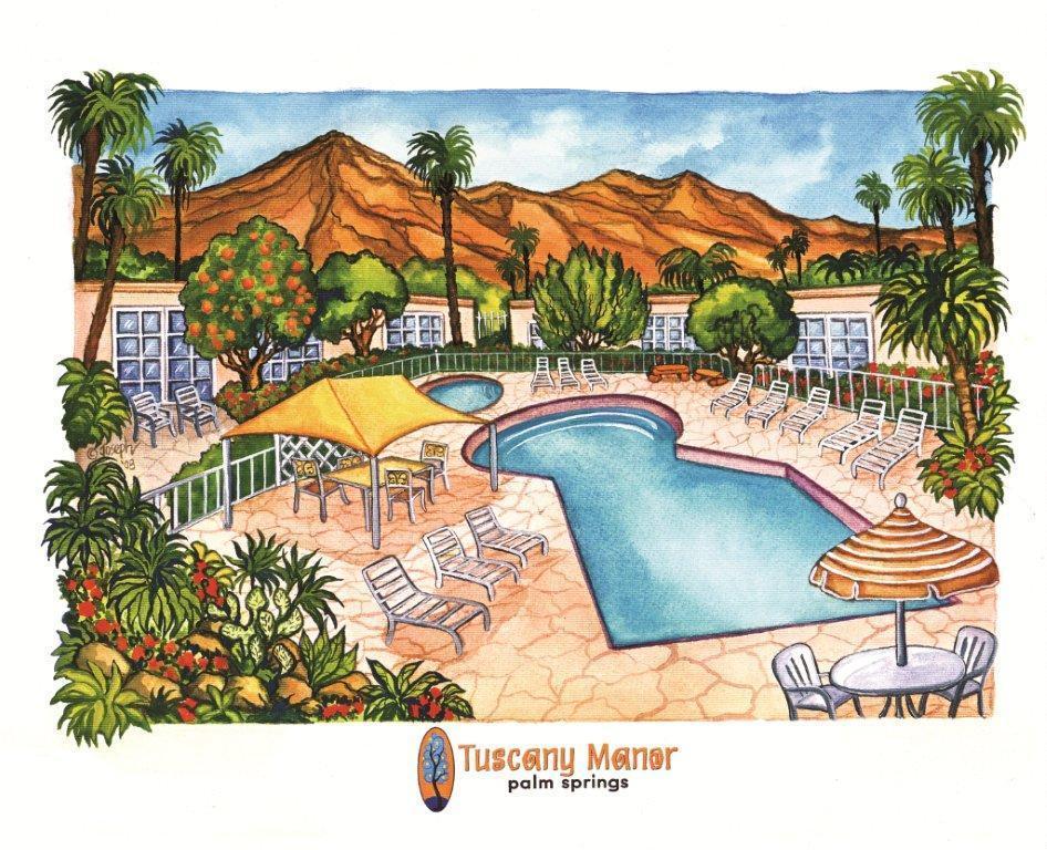 Tuscany Manor Palm Springs Extérieur photo